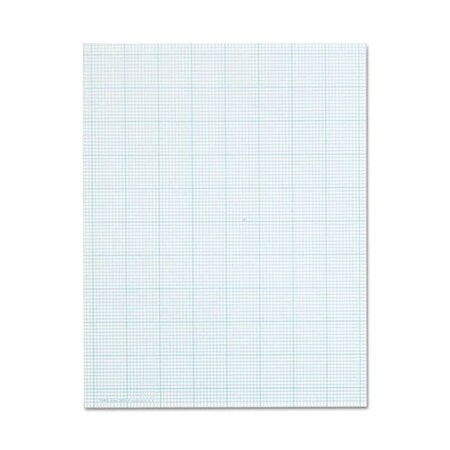 Tops Business Forms TOPS, CROSS SECTION PADS, 10 SQ/IN QUADRILLE RULE, 8.5 X 11, WHITE, 50PK 35101